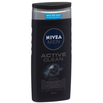 Nivea men active clean care ցնցուղ 250 մլ