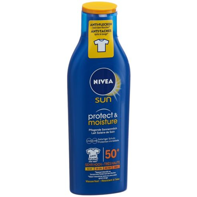 Leite Nivea Sun Protect & Moisture Care SPF 50+ 200ml