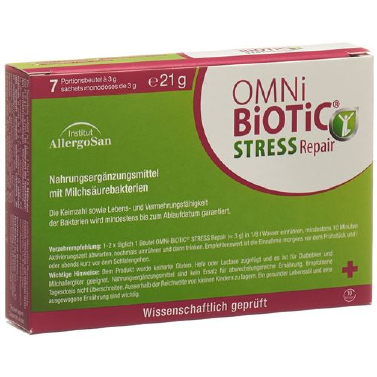 OMNi-BiOTiC Stress Repair 7 کیسه 3 گرمی