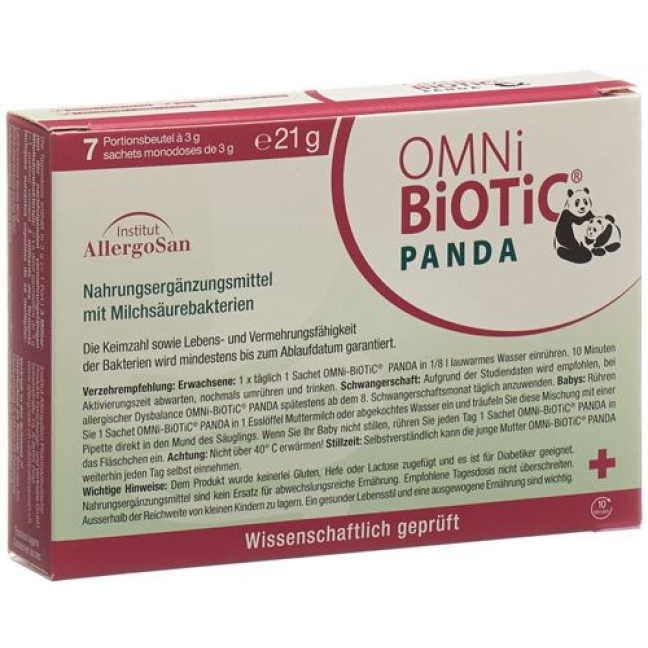OMNi-BiOTiC Panda 7 poşet 3 gr