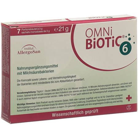 Omni-Biotic 6 ұнтағы 3 г 7 пакет