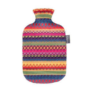 Fashy hot water bottle 2l with cover Peru design