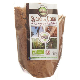 Ecoidées захар от кокосов цвят 500 гр