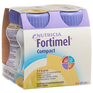 Fortimel Compact Vanilla 4 bottles 125 ml