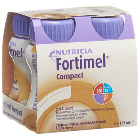 Fortimel Compact Protein Moka Bouteilles 4x125ml