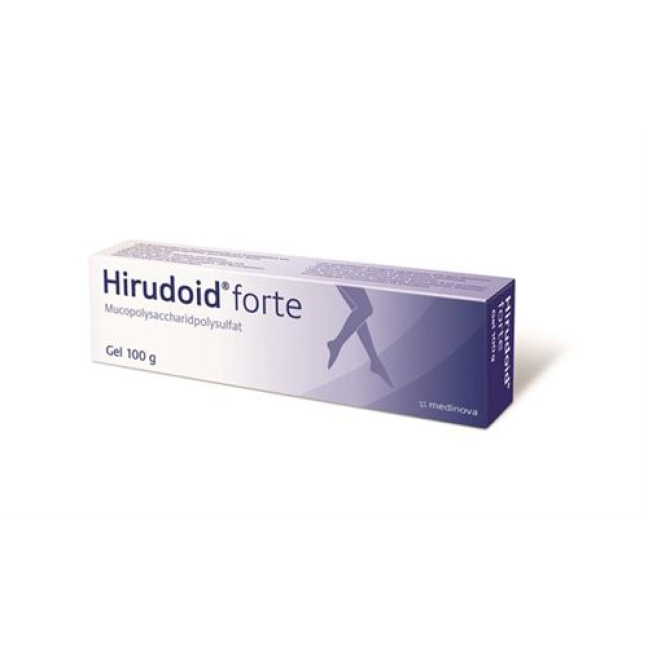 Hirudoid forte geel 4:45 mg / g Tb 100 g