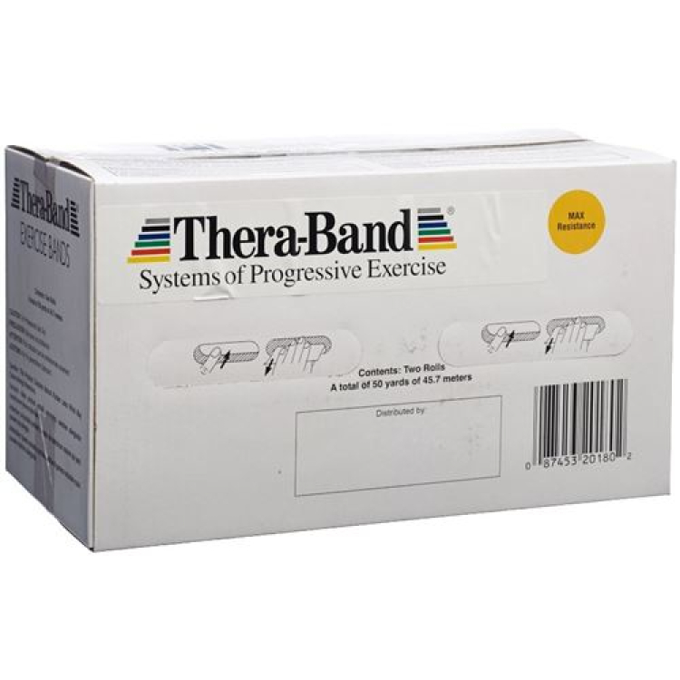 Thera-Band 45mx12.7cm goud max sterk