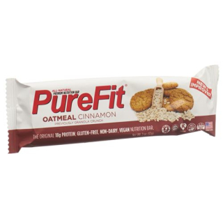 لوح البروتين PureFit دقيق الشوفان والقرفة 100٪ نباتي 57 جم