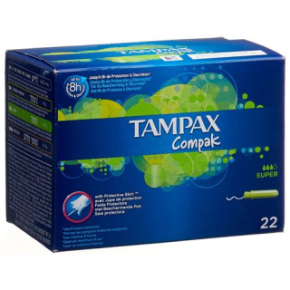 Tampax Tampons Compak Super 22 հատ
