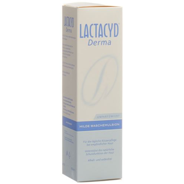 Lactacyd Derma мека почистваща парфюмирана емулсия 250 мл