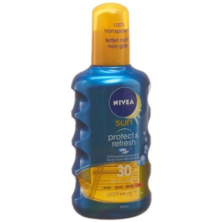 Nivea Sun Protect & Refresh tetiklantiruvchi quyosh spreyi SPF 30 200 ml