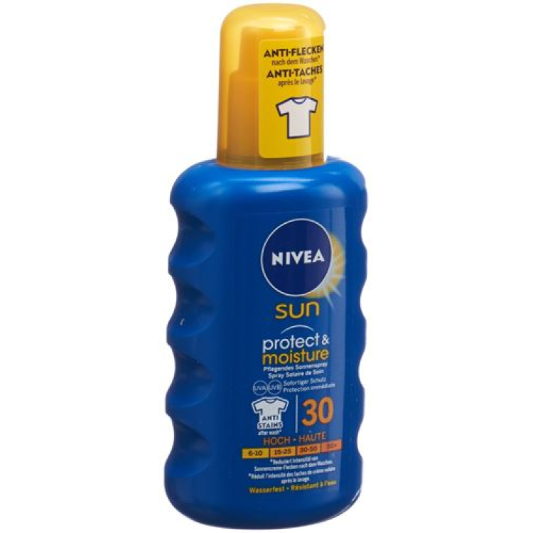 Nivea Sun Protect & Moisture nærende Sun Spray SPF 30 200 ml