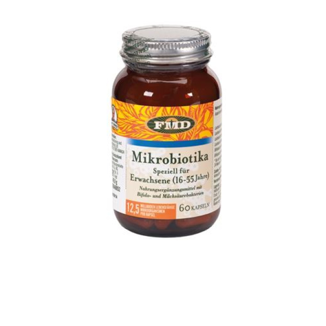 FMD microbiotics adults 16-55 years capsules glass 60 pcs