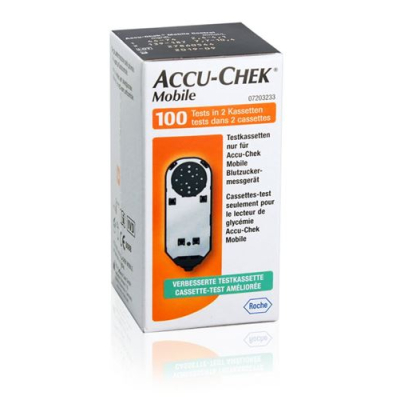 מבחן accu-chek mobile 2 על 50 יח'