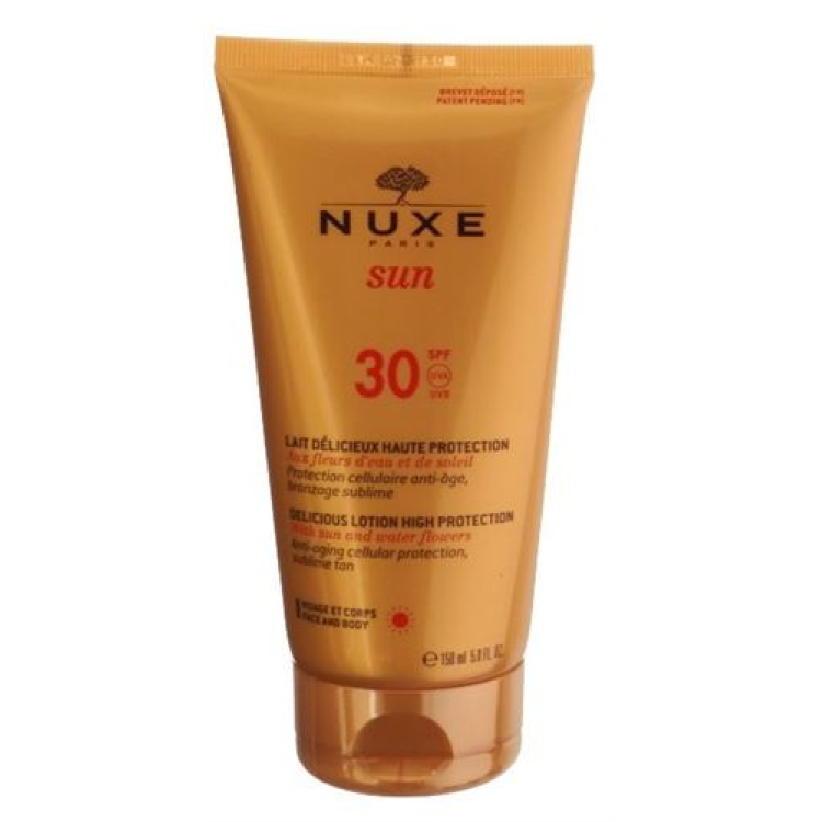 Nuxe Sun Lait Delicieux Visage & Corps Quyoshdan himoya qiluvchi omil