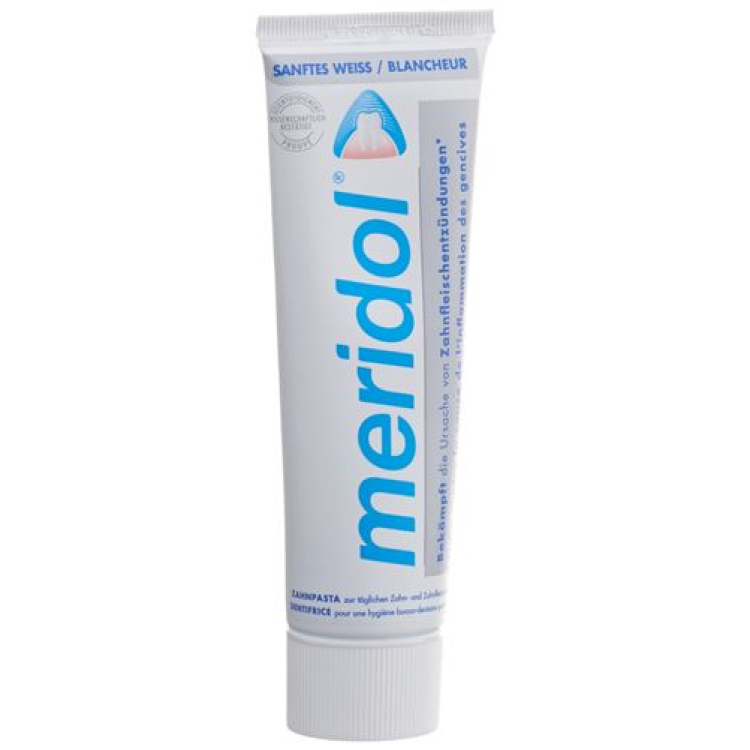 משחת שיניים meridol SOFT WHITE tube 75 מ"ל