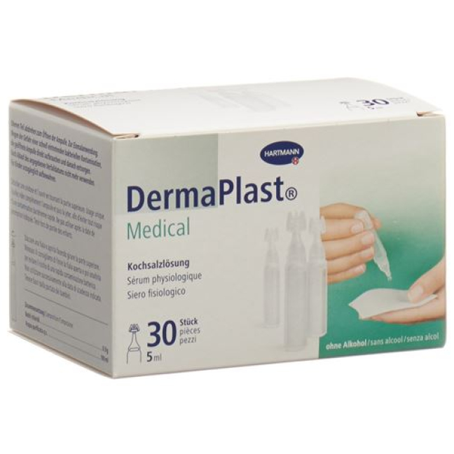 Dermaplast Medical physiological saline solution 30 x 5 ml