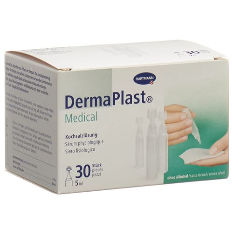 Dermaplast Բժշկական ֆիզիոլոգիական աղի լուծույթ 30 x 5 մլ