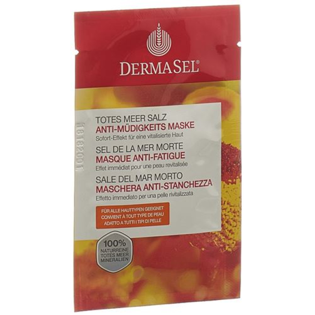 DermaSel anti-træthedsmaske tysk/fransk/italiensk Bt