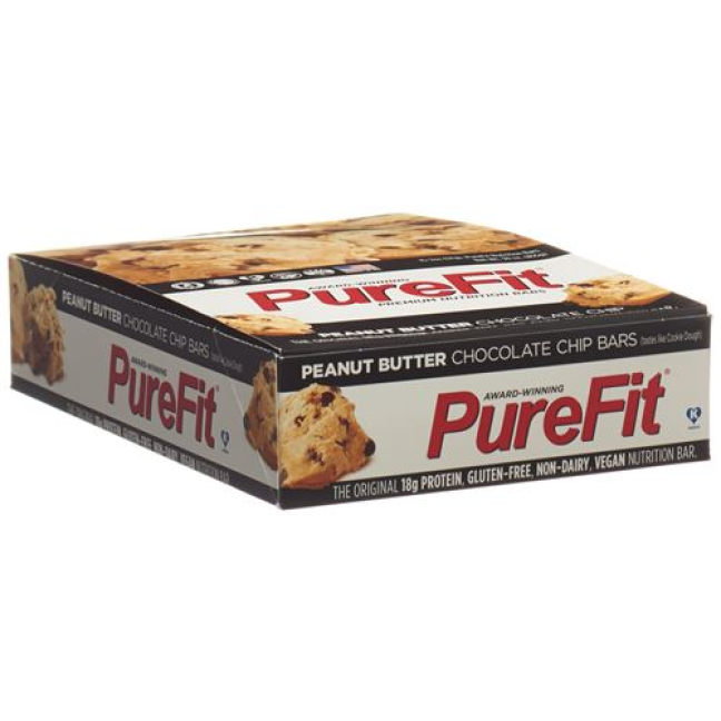 PureFit Protein Bar Chocolate Chips 100% Vegan 15 x 57g