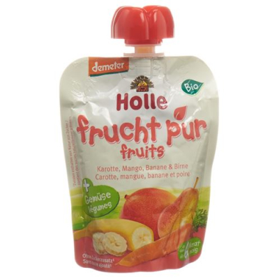 Holle pouchy mrkva mango banana and pear 90g