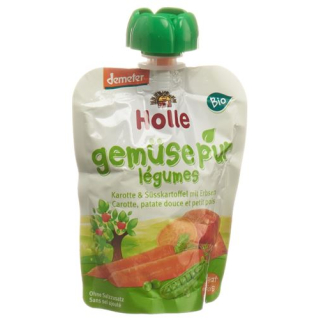 Holle Pouchy Sweet Potato & Carrot with Pea 90 g
