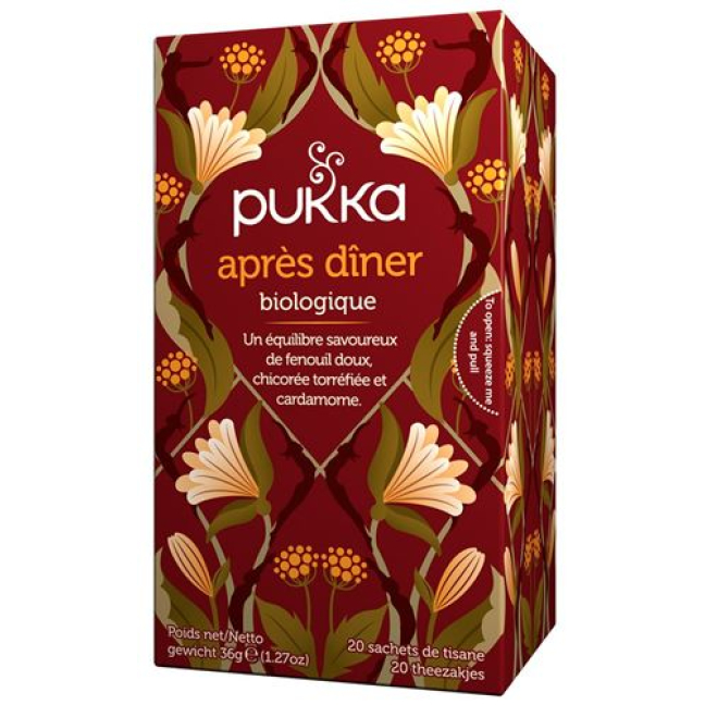 Pukka Apres Diner Thé sacchetto biologico 20 pz acquista online
