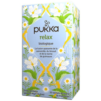 Pukka Relax Thé bio français bag 20 pcs