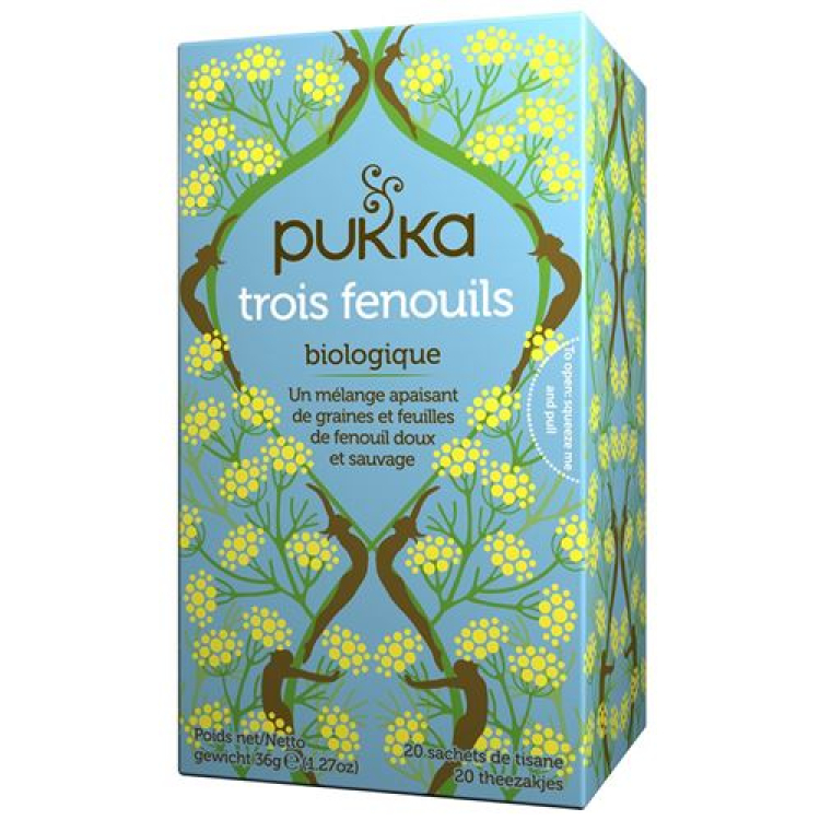 Pukka Trois Fenouils Thé bio Btl 20 個