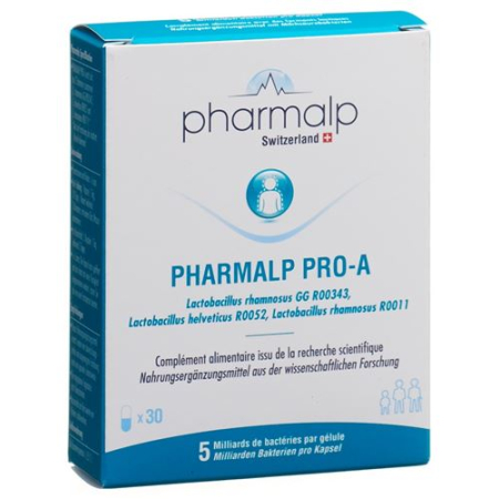 Pharmalp PRO-A probiotične kapsule 30 kos