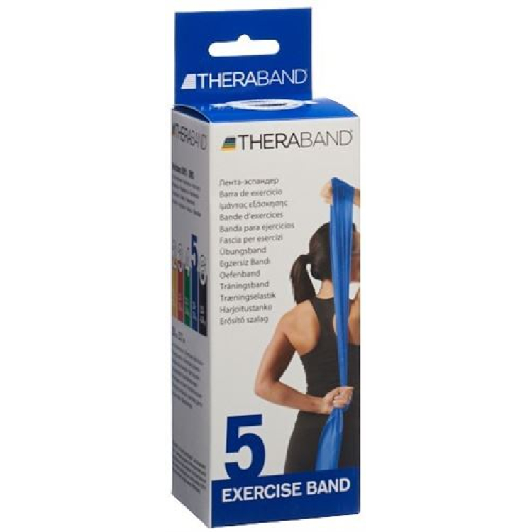 Thera Band 2.5mx12.7cm blau extra stark