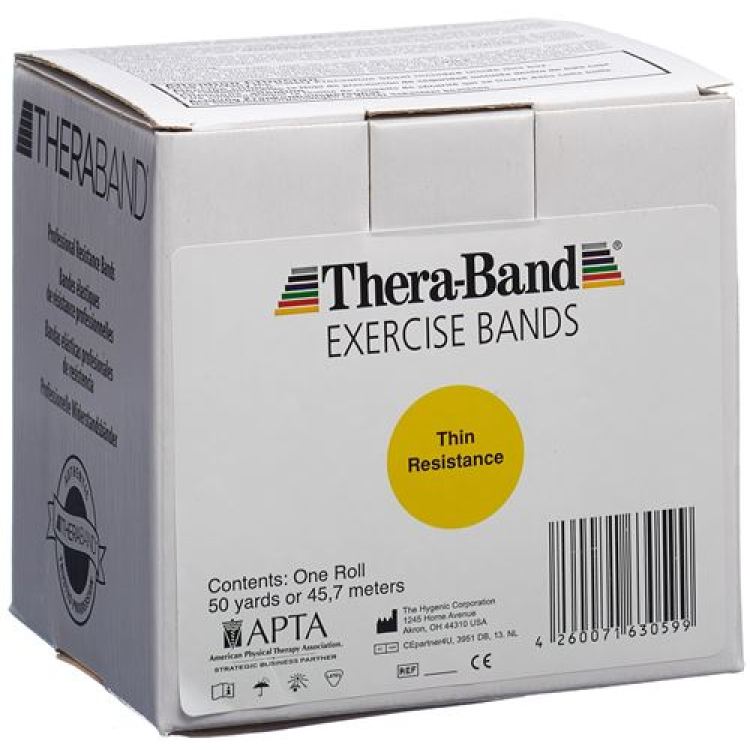 Thera-Band 45mx12.7cm geel licht