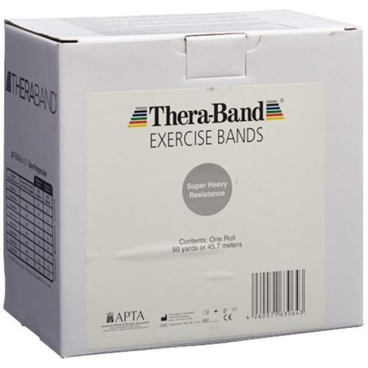 Thera Band 45mx12,7cm strieborný super pevný