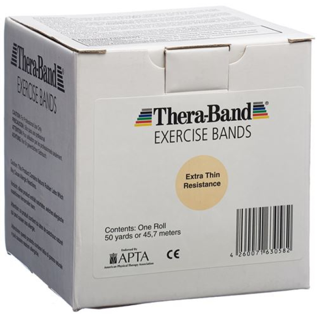 Thera-Band 45mx12.7cm კრემისფერი დამატებითი განათება
