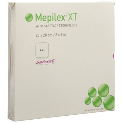 Mepilex safetac xt 20x20см стерильні 5 шт