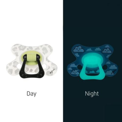 Difrax nuggi natural 12 + m night silicone