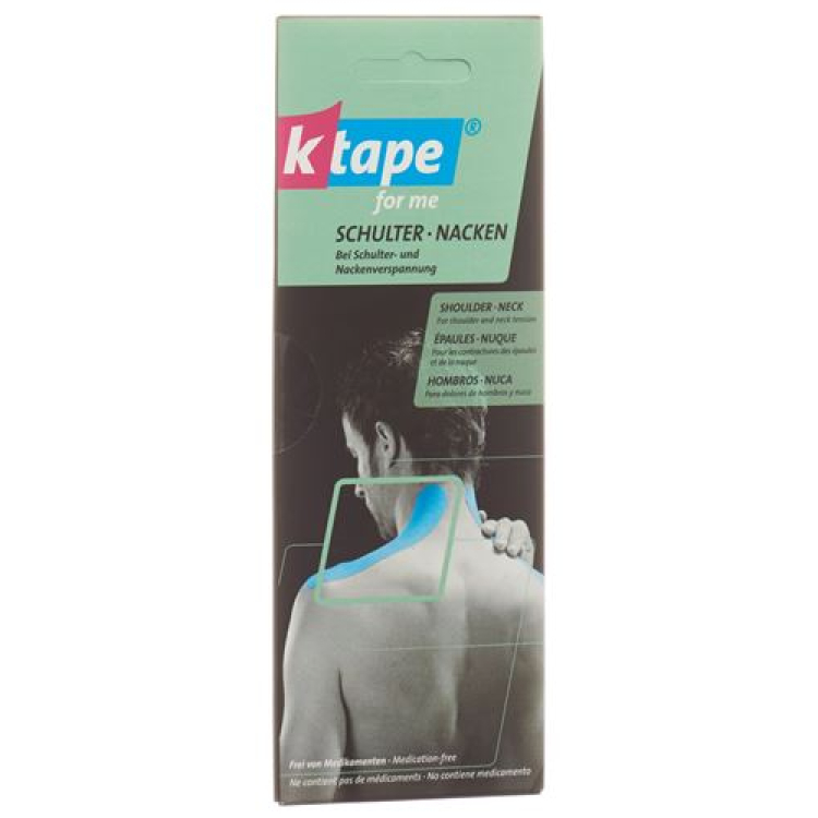 K-Tape for me Schulter/Nacken für eine Anwendung 2 Stück