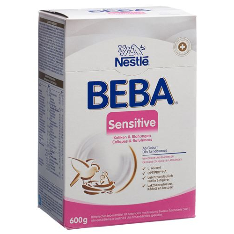 Beba Sensitive nuo gimimo 600 g