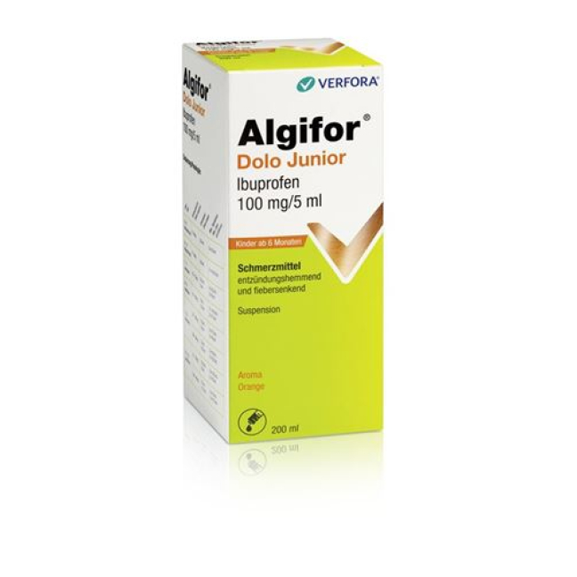 Algifor Dolo Junior Susp 100 mg / 5 ml Fl 200 ml