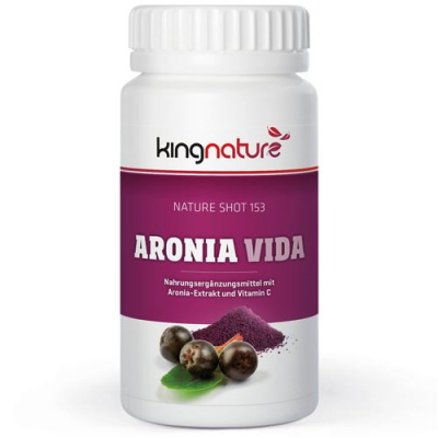 Kingnature Aronia Vida תמצית 500 מ"ג 100 כמוסות