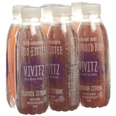 VIVITZ Organic Ice Tea Citron Classic 6 x 0,5 lt