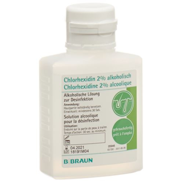 100 Coklat 2% Chlorhexidine ml tidak berwarna