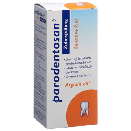 Parodentosan Sensitive Plus zubná voda 300 ml