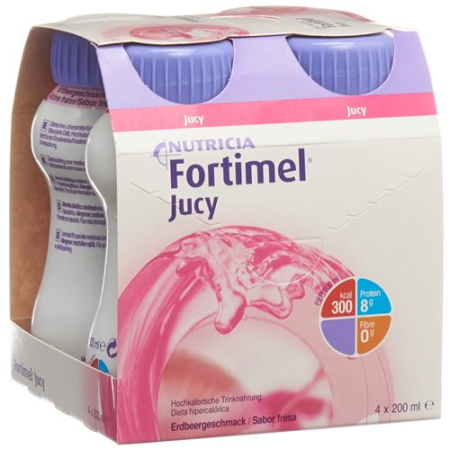 Fortimel Jucy Strawberry 4 Bottles 200ml