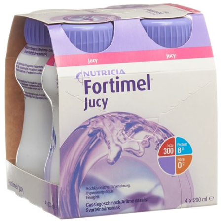 Fortimel Jucy Cassis 4 x 200ml