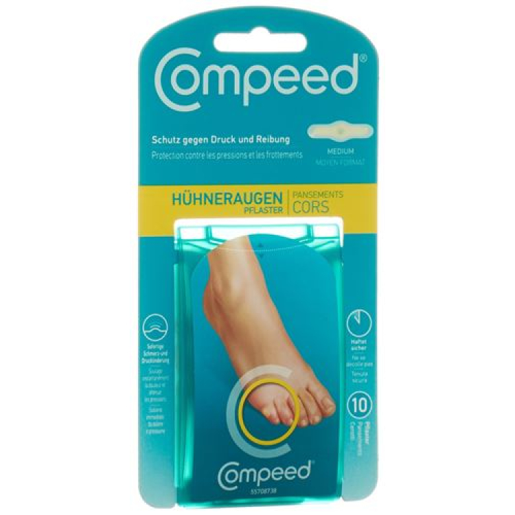 Compeed Hühneraugenpflaster M 10 db