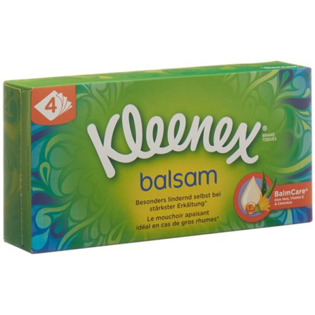 Kleenex Balsam pañuelos caja 60 uds