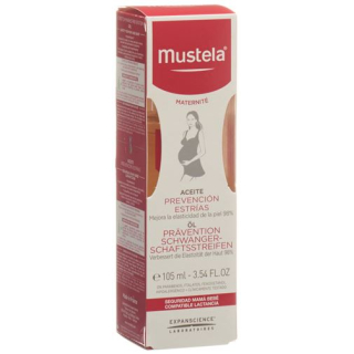 Minyak bersalin Mustela pencegahan stretch mark Fl 105 ml