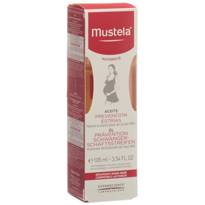 Mustela mammaolja förebyggande av bristningar fl 105 ml