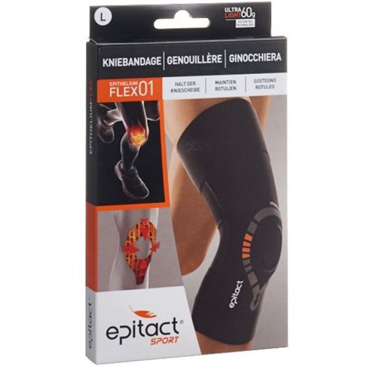 Epitact Sports Physiostrap genouillère MULTI L 41-44cm